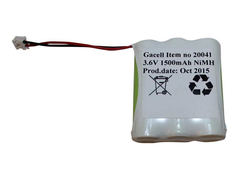 Batteri 1,5Ah/3,6V m. flexledning <br />Elektronik - Ni-Mh