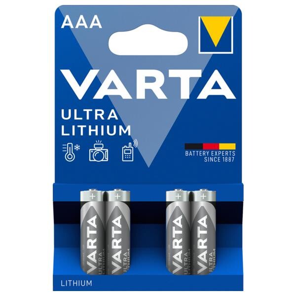 Batteri 1,1Ah/1,5V - AAA <br />Elektronik - Lithium
