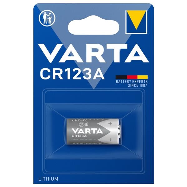 Battery 1,43Ah/3V - CR123  <br />Electronics - Lithium