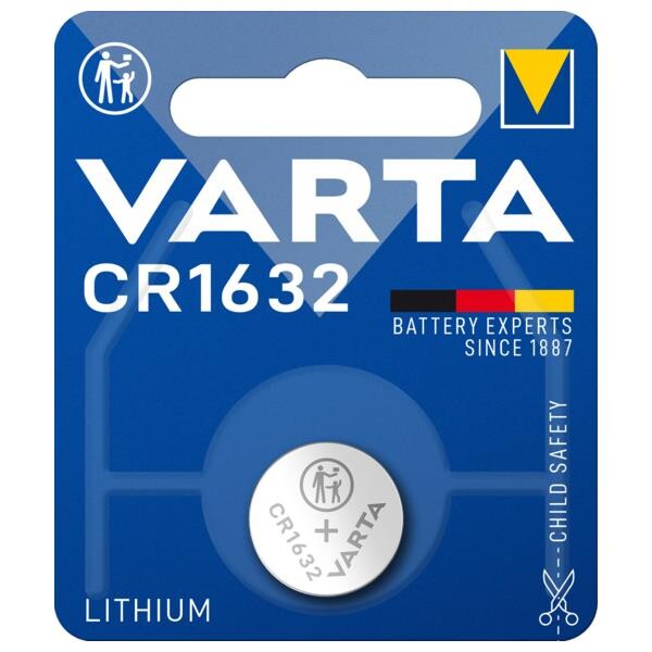 Battery 0,135Ah/3V - CR1632  <br />Electronics - Button-cell