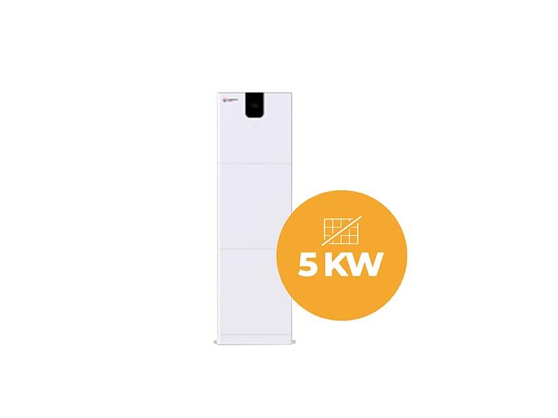 Solarkit 100Ah/48V - 5kW-Li-Vertical  <br />Stationær - Solarkit