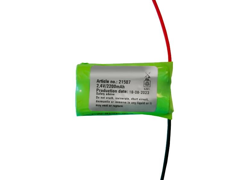 Batteripakke 2,2Ah/2,4V-2xAA-S <br />Elektronik - Ni-Mh