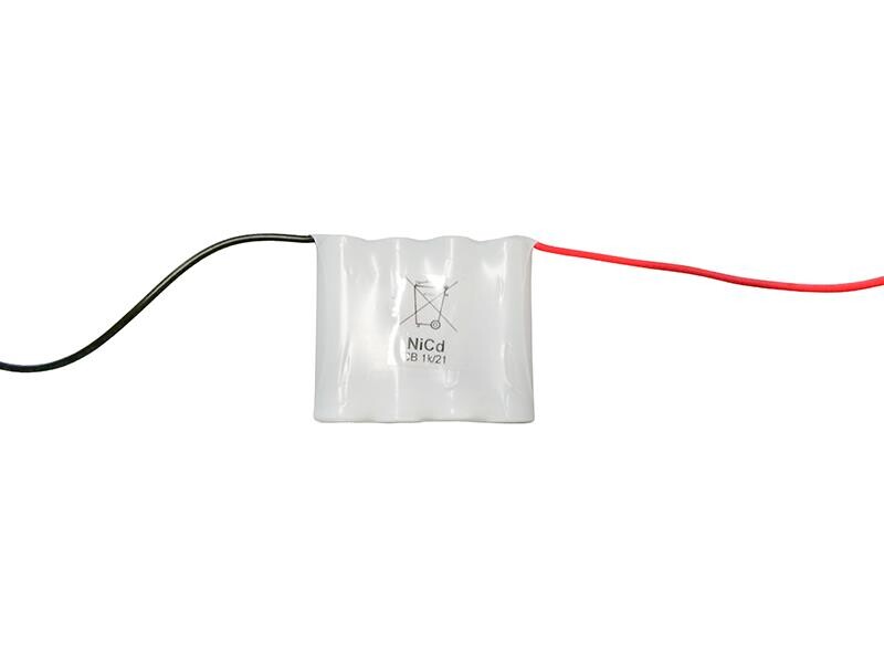 Batteripakke 0,8Ah/4,8V - 4xAA-S <br />Elektronik - Ni-Cd