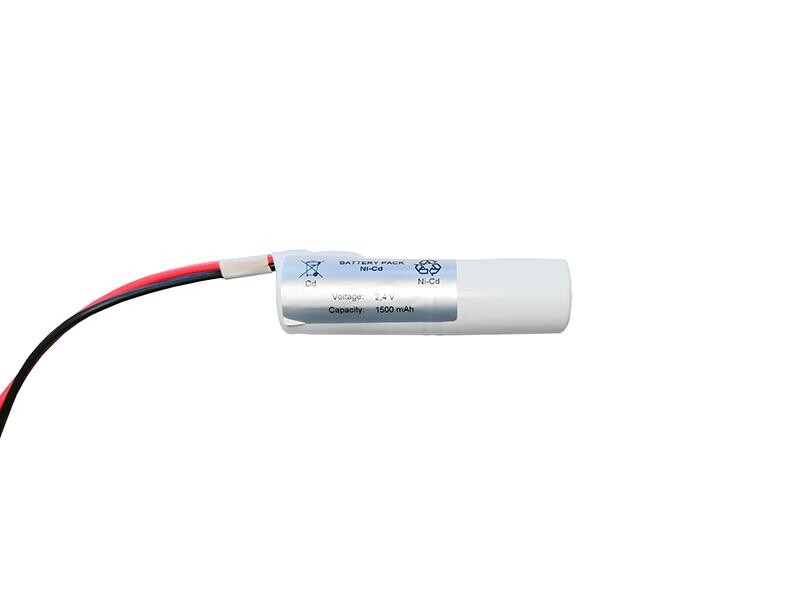 Batteripakke 1,7Ah/2,4V - 2xCs-L <br />Elektronik - Ni-Cd