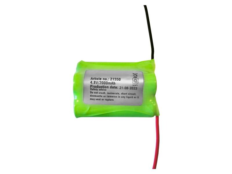 Batteripakke 2Ah/4,8V - 4xAA-W <br />Elektronik - Ni-Mh