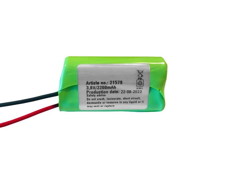 Batteripakke 2,2Ah/3,6V-3xAA-A <br />Elektronik - Ni-Mh