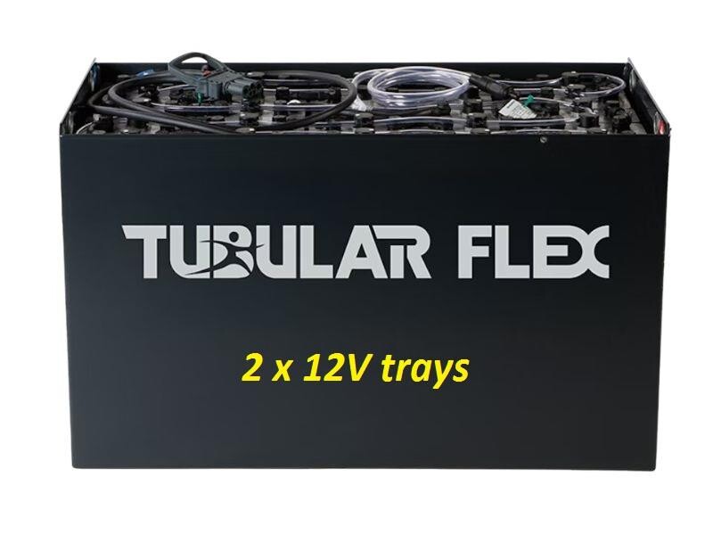 Batteri 230Ah/24V/2 trays of 258x248x583  <br />Drift - KOMPLET BATTERI - FM