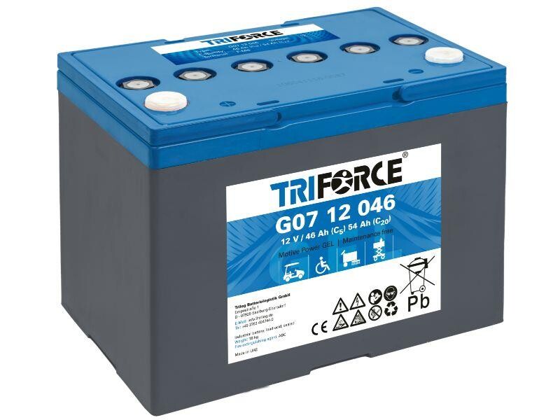 Battery 54Ah/12V/254x168x175 <br />Traction - GEL - Deep Cycle