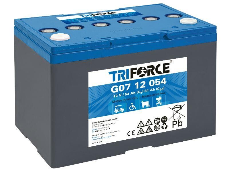Battery 61Ah/12V/254x168x175 <br />Traction - GEL - Deep Cycle
