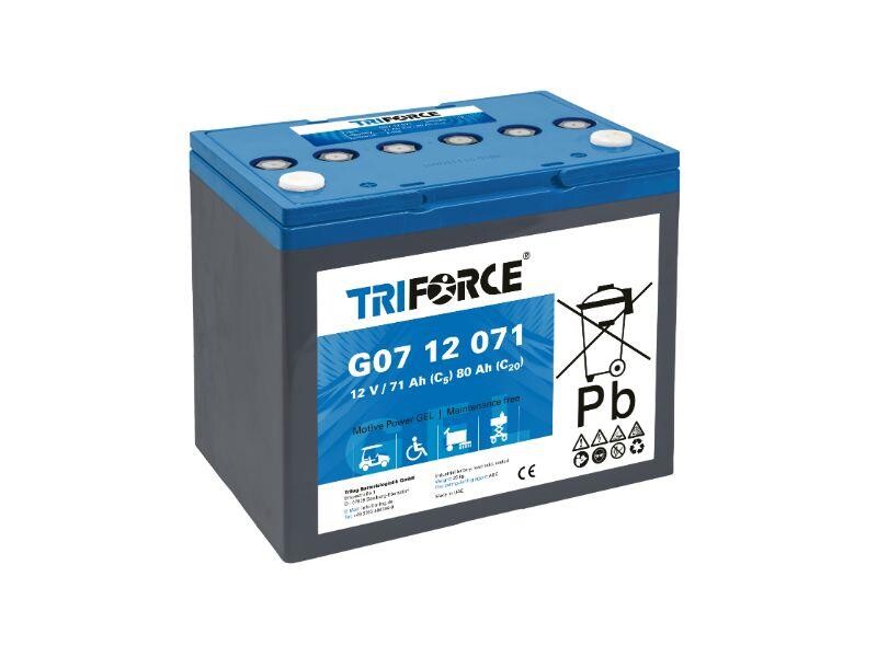 Battery 80Ah/12V/254x168x202,5 <br />Traction - GEL - Deep Cycle
