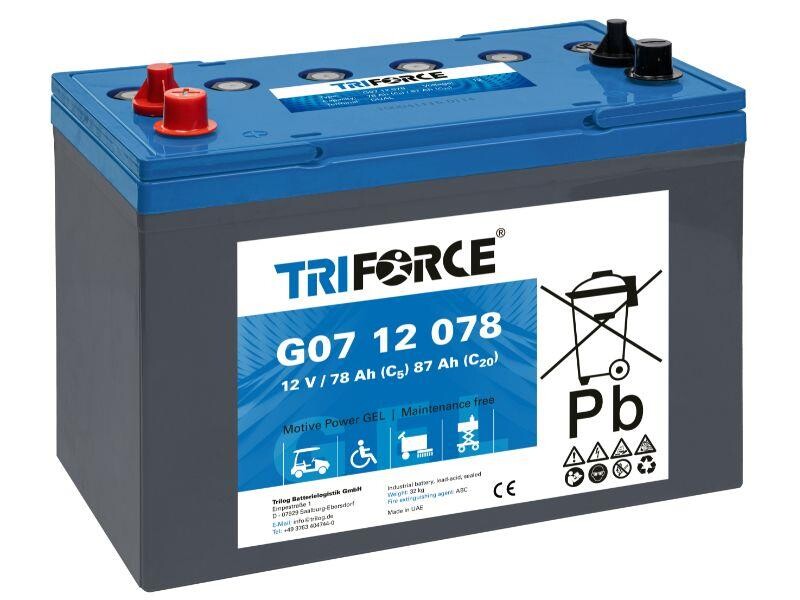 Battery 87Ah/12V/307x168x231 <br />Traction - GEL - Deep Cycle