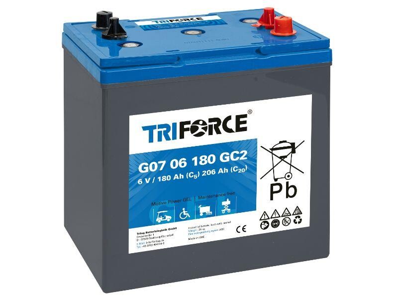 Battery 206Ah/6V/260x180x278 <br />Traction - GEL - Deep Cycle
