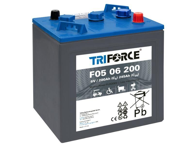 Battery 245Ah/6V/244x191x268 <br />Traction - Flooded - Deep Cycle