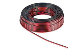 Cabel, 10qmm, twilling, 1m <br />coppercable, black / red