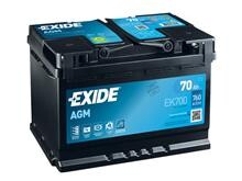 Battery 70Ah/12V/278x175x190 <br />Start - Auto - AGM