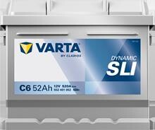 Batteri 52Ah/12V/207x175x175 <br />Start - Auto - SMF