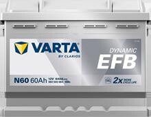 Battery 60Ah/12V/242x175x190 <br />Start - Auto - EFB
