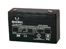 Batteri 9Ah/6V/151x51x94 <br />Stationær - AGM - Longlife
