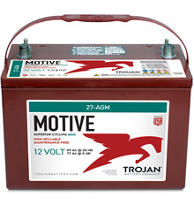 Batteri 89Ah/12V/318x178x235 <br />Drift - AGM - Deep Cycle