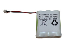 Batteri 1,5Ah/3,6V m. flexledning <br />Elektronik - Ni-Mh