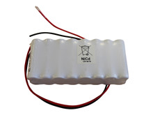 Batteripakke 0,8Ah/1,2V - m/ledning  <br />Elektronik - Ni-Cd