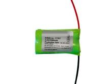 Batteripakke 2,2Ah/2,4V-2xAA-S <br />Elektronik - Ni-Mh