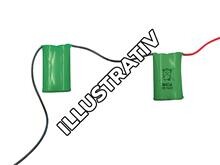 Batteripakke 0,65Ah/4,8V - 2x2xAAA-S <br />Elektronik - Ni-Mh