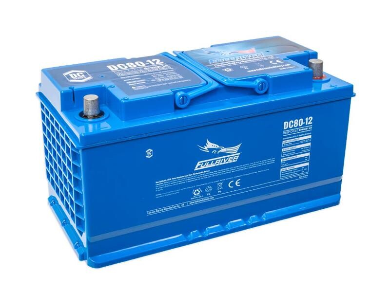 12V 80Ah RPower AGM Batterie - Powertec Energy