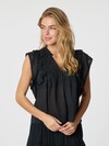 NEO NOIR TOP, JAYLA S VOILE NAVY