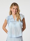 NEO NOIR TOP, JAYLA S VOILE LIGHT BLUE