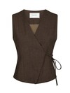 NEO NOIR VEST, SAMARA BROWN MELANGE