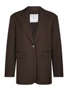 NEO NOIR BLAZER, AARIELLE DARK BROWN