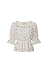 LOLLYS LAUNDRY BLUSE, EIFEL CREME
