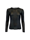 BLACK COLOUR MESH BLUSE, ANNIE BLACK