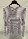 MARTA T-SHIRT, 5353 LILAC/WHITE