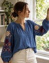 LECOCO SKJORTE, 35216 DENIM BLUE