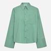 CO' COUTURE SKJORTE, BALI BELL GREEN