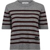 HAUTE L 'AMITIE STRIK, CASH STRIPE GREY/AMARONE
