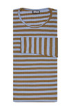 NØRGAARD PÅ STRØGET T-SHIRT, 101 CAMEL/POWDERBLUE