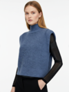 GOSSIA VEST, WIWICA BLUE MELANGE