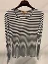 MARTA T-SHIRT, 5353 WHITE/NAVY