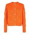CO COUTURE CARDIGAN, BUBBLE ORANGE