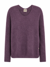 MOS MOSH STRIK, THORA V-NECK SWEET GRAPE