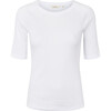 BASIC APPAREL T-SHIRT, ARENSE 002 WHITE