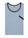 NØRGAARD PÅ STRØGET T-SHIRT, K/Æ LT. BLUE/BROWN