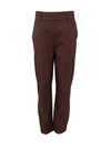 BLACK COLOUR BUKS, BEATE CIGARETTE PANT - COFFEE