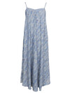 BLACK COLOUR KJOLE, LUNA VEA STRAP BLUE ARGYLE