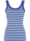 TIM & SIMONSEN RIB TOP, ISA STRIPE RIB BLÅ