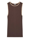 NØRGAARD PÅ STRØGET TANK TOP, BROWN/CAMEL