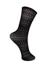 BLACK COLOUR STRØMPER, DARMA LACE BLACK